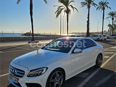 Blanco Usado 2015 Mercedes C180 AMG line Berlina | 21.000 € (Caro)