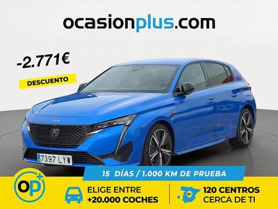 Usado Peugeot 308 GT 130 CV (95 kW) 2022 Azul