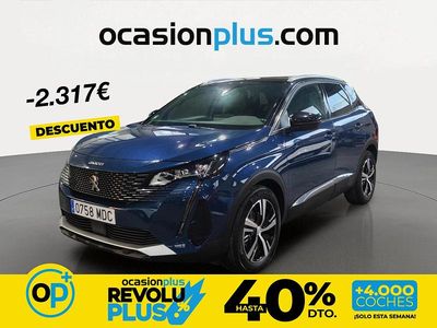 Usado Peugeot 3008 GT 130 CV (95 kW) 2022 Azul SUV