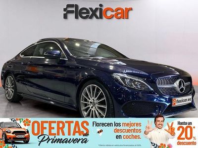 Usado Mercedes C220 170 CV (125 kW) 2019 Azul Coupe