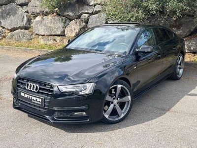 Usado Audi A5 Sportback S-line plus 245 CV (180 kW) 2015 Negro Utilitario