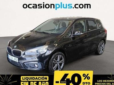 Negro Usado 2016 BMW 218 Active Tourer Monovolumen | 15.450 € (Precio justo)