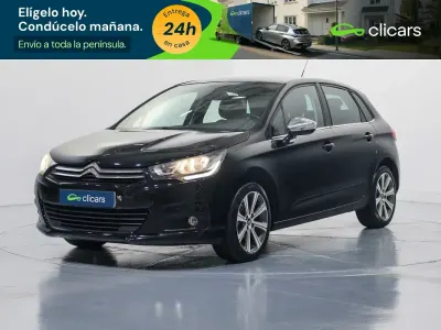 Usado Citroën C4 Feel 110 CV (80 kW) 2016 Negro Berlina