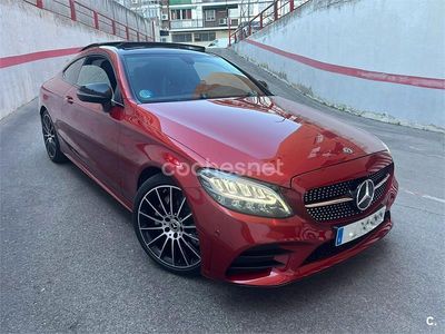 Usado Mercedes C200 184 CV (135 kW) 2019 Granate Coupe