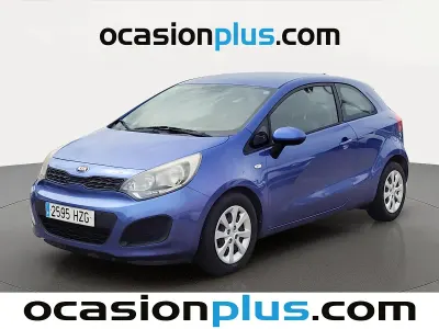 Usado Kia Rio 86 CV (63 kW) 2014 Azul Utilitario