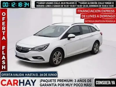 Usado Opel Astra Selective 110 CV (80 kW) 2019 Blanco Familiar