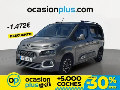 Usado Citroën Berlingo Shine 100 HP (73 kW) 2019 Cinzento Monovolume