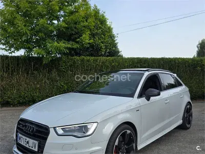Usado Audi A3 S-Line 184 CV (135 kW) 2015 Blanco Berlina