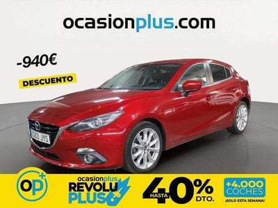 Usado Mazda 3 Luxury 150 CV (110 kW) 2017 Rojo