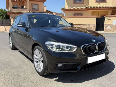 Usado BMW 116 Efficient Dynamics 116 CV (85 kW) 2015 Negro Utilitario