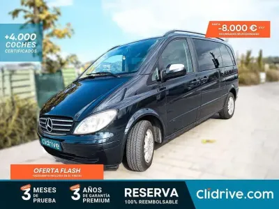 Käytetty Mercedes Viano 116 HP (85 kW) 2007 Musta Tila-auto