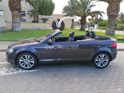 Usado Audi A3 Cabriolet Ambition 105 CV (77 kW) 2013 Negro Descapotable