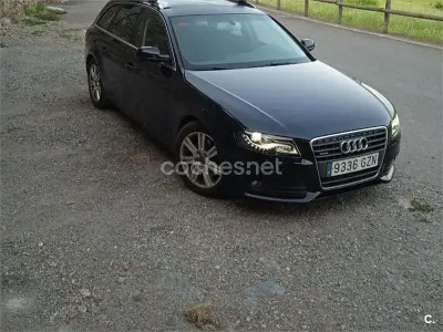 Usado Audi A4 177 CV (130 kW) 2010 Negro Familiar