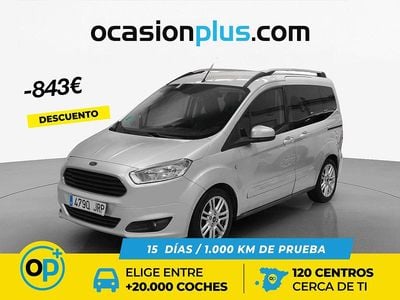 Usado Ford Tourneo Courier Titanium 100 CV (73 kW) 2016 Gris Monovolumen