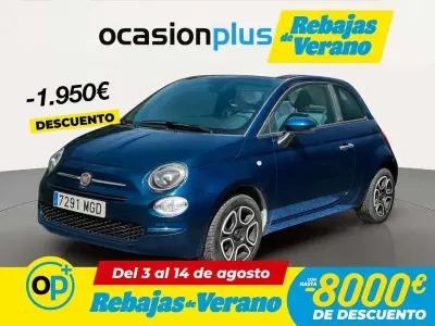 Usado Fiat 500C Club 71 CV (52 kW) 2023 Azul Descapotable
