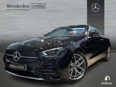 Usado Mercedes E220 194 CV (142 kW) 2021 Negro Descapotable