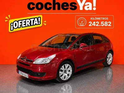 Usado Citroën C4 Exclusive 110 CV (80 kW) 2009 Rojo Berlina