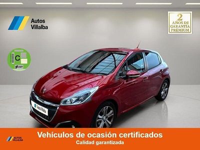 Usado Peugeot 208 Active 100 CV (73 kW) 2016 Granate Utilitario