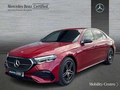 Usado Mercedes E200 207 CV (152 kW) 2025 Rojo Berlina