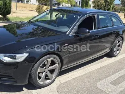 Usado Audi A6 S-Line 177 CV (130 kW) 2011 Negro Familiar