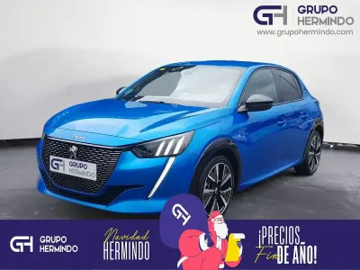 Usado Peugeot 208 GT-line 100 CV (73 kW) 2020 Azul Utilitario