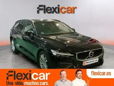 Usado Volvo V60 Kinetic 150 CV (110 kW) 2019 Negro Familiar