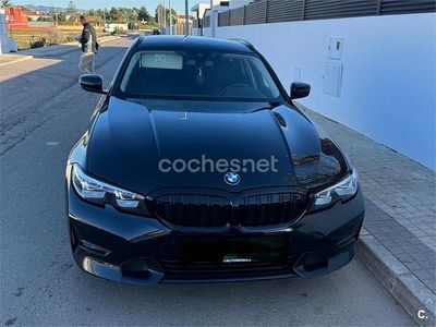 Usado BMW 320e 190 CV (139 kW) 2021 Negro Familiar