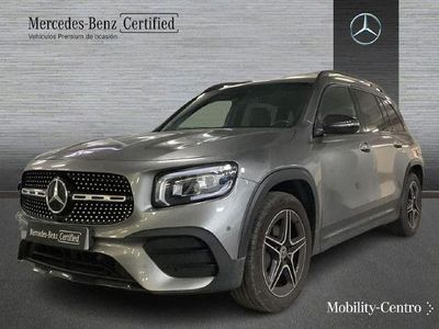 Usado Mercedes GLB200 AMG line 150 CV (110 kW) 2021 Gris montaña SUV