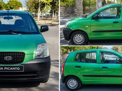 Usado Kia Picanto LX 61 CV (44 kW) 2004 Verde Utilitario