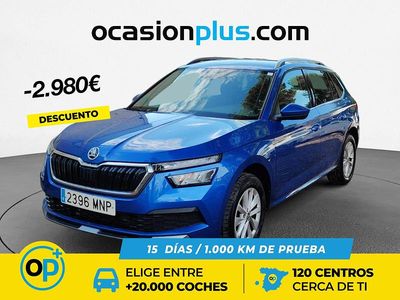 Usado Skoda Kamiq Ambition 110 CV (80 kW) 2024 Azul SUV