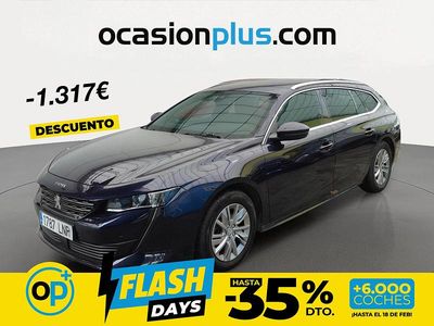 Usado Peugeot 508 Active 131 CV (96 kW) 2021 Azul Familiar
