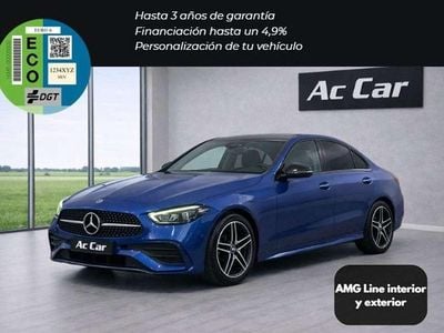 Usado Mercedes C200 204 CV (150 kW) 2022 Azul Berlina
