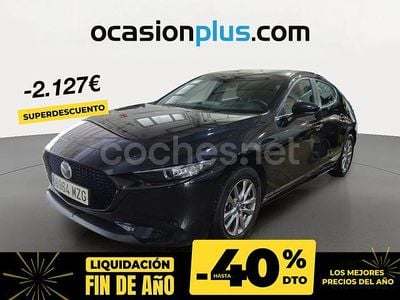 Negro Usado 2025 Mazda 3 Prime-Line Berlina | 23.400 € (Precio justo)