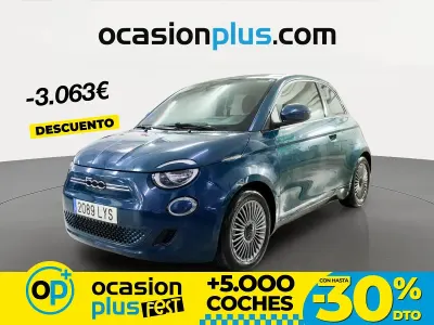 Usado Fiat 500e Icon 86 kW (118 CV) 2022 Verde Utilitario