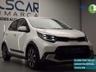 Usado Kia Picanto X-Line 101 CV (74 kW) 2022 Blanco Utilitario