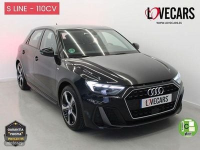Usado Audi A1 Sportback S-Line 110 CV (80 kW) 2022 Negro Utilitario