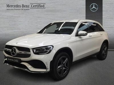 Usado Mercedes GLC300e AMG line 320 CV (235 kW) 2021 Blanco SUV