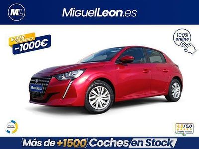 Usado Peugeot 208 Active 75 CV (55 kW) 2021 Rojo Utilitario