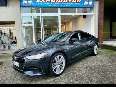 Usado Audi A7 Sportback S-Line 286 CV (210 kW) 2019 Gris / plata Utilitario