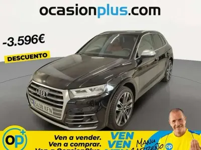 Usado Audi SQ5 S-Line 354 CV (260 kW) 2017 Negro SUV