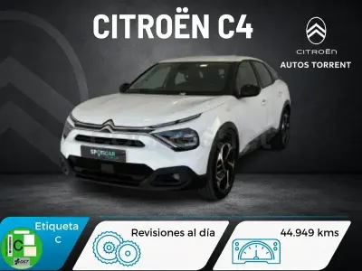 Usado Citroën C4 Feel 130 CV (95 kW) 2022 Blanco Berlina