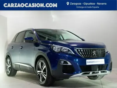 Usado Peugeot 3008 Allure 130 CV (95 kW) 2018 Azul SUV