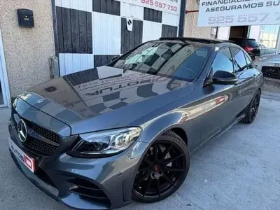Usado Mercedes C200 AMG 150 CV (110 kW) 2019 Gris Berlina