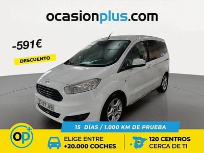 Usado Ford Tourneo Courier Trend 100 CV (73 kW) 2016 Blanco Monovolumen