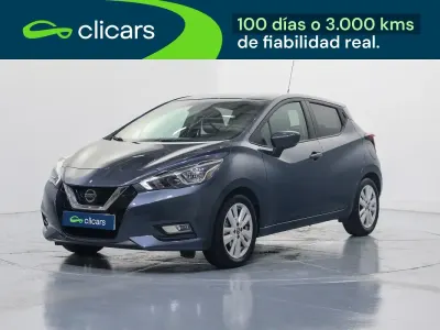 Usado Nissan Micra N-Connecta 100 CV (73 kW) 2019 Gris / plata Utilitario