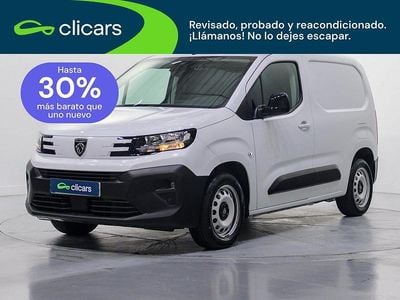Usado Peugeot Partner S 100 CV (73 kW) 2024 Blanco Monovolumen