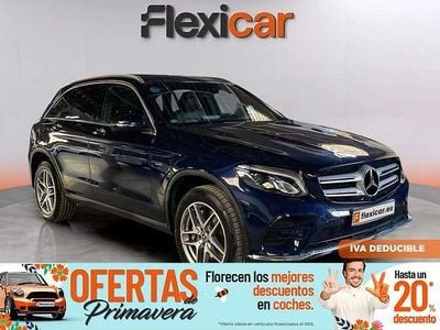 Usado Mercedes GLC350 320 CV (235 kW) 2017 Azul SUV