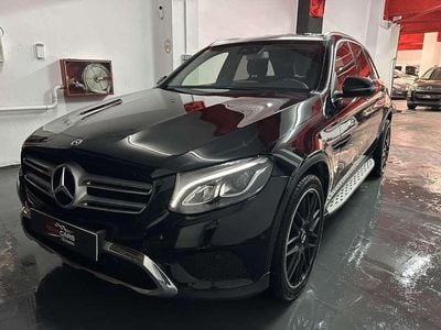 Usado Mercedes GLC220 170 CV (125 kW) 2019 Negro SUV