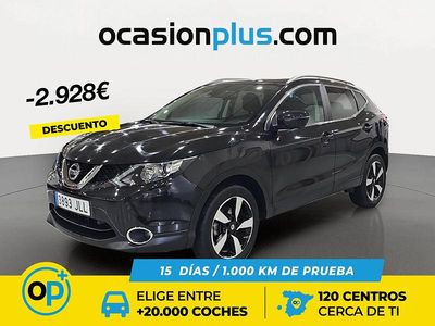 Usado Nissan Qashqai N-Connecta 131 CV (96 kW) 2016 Negro SUV