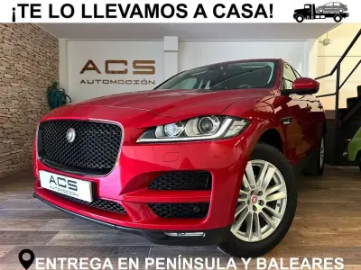Usado Jaguar F-Pace Prestige 180 CV (132 kW) 2018 Granate SUV